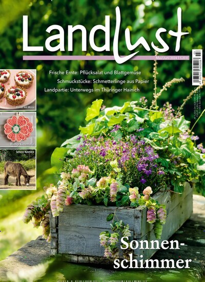 Titelbild der Ausgabe 3/2024 von Landlust. Diese Zeitschrift und viele weitere Gartenzeitschriften und Wohnzeitschriften als Abo oder epaper bei United Kiosk online kaufen.