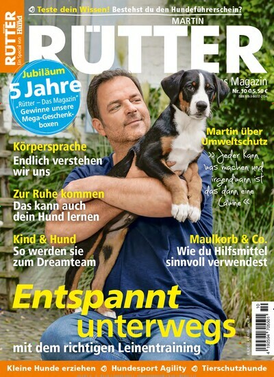 Titelbild der Ausgabe 10/2023 von Martin Rütter Magazin. Diese Zeitschrift und viele weitere Elternzeitschriften und Tierzeitschriften als Abo oder epaper bei United Kiosk online kaufen.