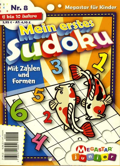Titelbild der Ausgabe 8/2022 von Mein erstes Sudoku. Diese Zeitschrift und viele weitere Groschenromane und Rätselhefte als Abo oder epaper bei United Kiosk online kaufen.