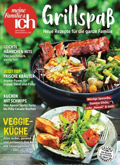 Titelbild der Ausgabe 5/2024 von meine Familie & ich. Diese Zeitschrift und viele weitere Kochzeitschriften und Backzeitschriften als Abo oder epaper bei United Kiosk online kaufen.