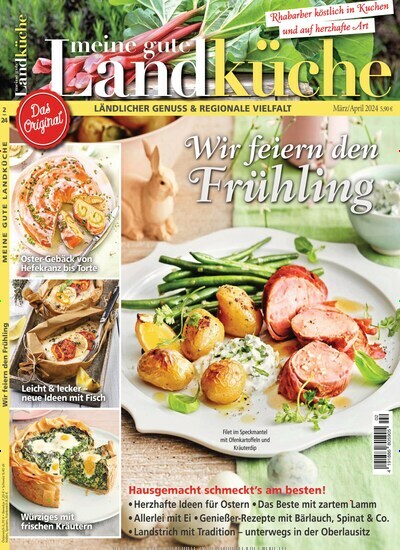 Titelbild der Ausgabe 2/2024 von Meine gute Landküche. Diese Zeitschrift und viele weitere Gartenzeitschriften und Wohnzeitschriften als Abo oder epaper bei United Kiosk online kaufen.