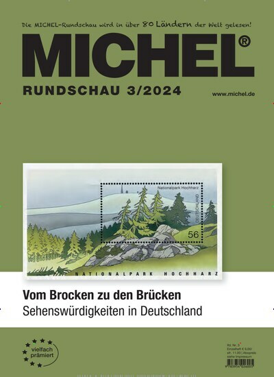 Titelbild der Ausgabe 3/2024 von Michel-Rundschau. Diese Zeitschrift und viele weitere Reisemagazine, Freizeitmagazine und Wissensmagazine als Abo oder epaper bei United Kiosk online kaufen.