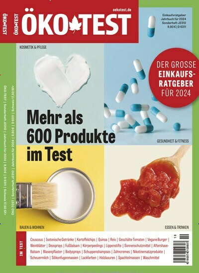 Titelbild der Ausgabe 10/2023 von ÖKO-TEST Jahrbuch. Diese Zeitschrift und viele weitere Wirtschaftsmagazine und Politikmagazine als Abo oder epaper bei United Kiosk online kaufen.