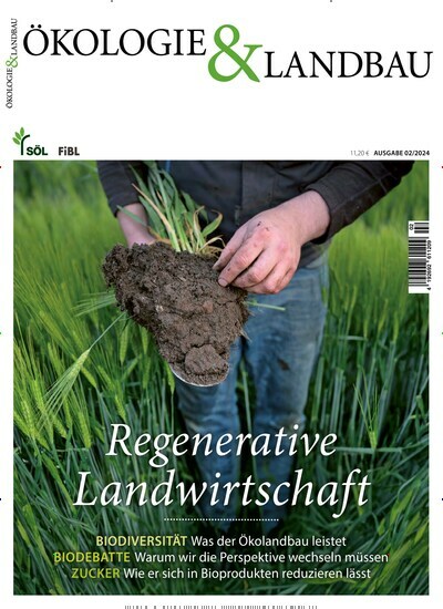 Titelbild der Ausgabe 2/2024 von Ökologie & Landbau. Diese Zeitschrift und viele weitere Naturzeitschriften, Landwirtschaftszeitungen und Umweltmagazine als Abo oder epaper bei United Kiosk online kaufen.