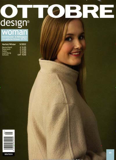 Titelbild der Ausgabe 5/2022 von Ottobre Design Woman. Diese Zeitschrift und viele weitere Modemagazine und DIY-Magazine als Abo oder epaper bei United Kiosk online kaufen.