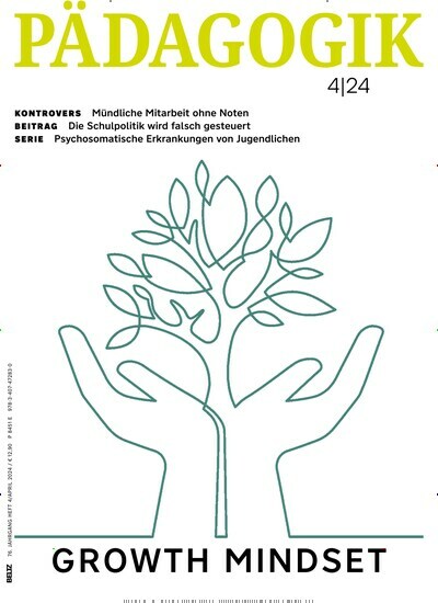 Titelbild der Ausgabe 4/2024 von Pädagogik. Diese Zeitschrift und viele weitere Zeitschriften für Pädagogik als Abo oder epaper bei United Kiosk online kaufen.