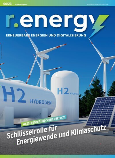 Titelbild der Ausgabe 6/2023 von r.energy. Diese Zeitschrift und viele weitere Industriemagazine und Handwerkmagazine als Abo oder epaper bei United Kiosk online kaufen.