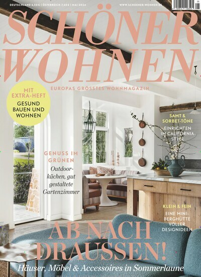 Titelbild der Ausgabe 5/2024 von SCHÖNER WOHNEN. Diese Zeitschrift und viele weitere Gartenzeitschriften und Wohnzeitschriften als Abo oder epaper bei United Kiosk online kaufen.