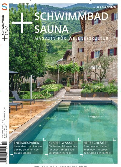 Titelbild der Ausgabe 4/2024 von Schwimmbad & Sauna. Diese Zeitschrift und viele weitere Gartenzeitschriften und Wohnzeitschriften als Abo oder epaper bei United Kiosk online kaufen.