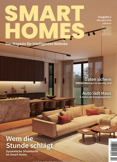 Titelbild der Ausgabe 2/2024 von Smart Homes. Diese Zeitschrift und viele weitere Gartenzeitschriften und Wohnzeitschriften als Abo oder epaper bei United Kiosk online kaufen.