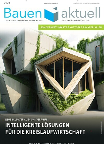 Titelbild der Ausgabe 1/2023 von Smarte Baustoffe & Materialien. Diese Zeitschrift und viele weitere Architekturzeitschriften und Bauzeitschriften als Abo oder epaper bei United Kiosk online kaufen.