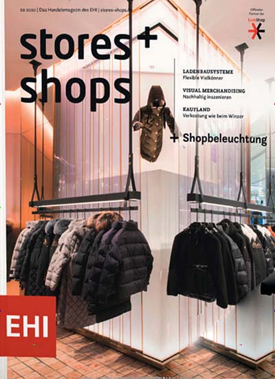 Titelbild der Ausgabe 2/2020 von stores+shops. Diese Zeitschrift und viele weitere Architekturzeitschriften und Bauzeitschriften als Abo oder epaper bei United Kiosk online kaufen.