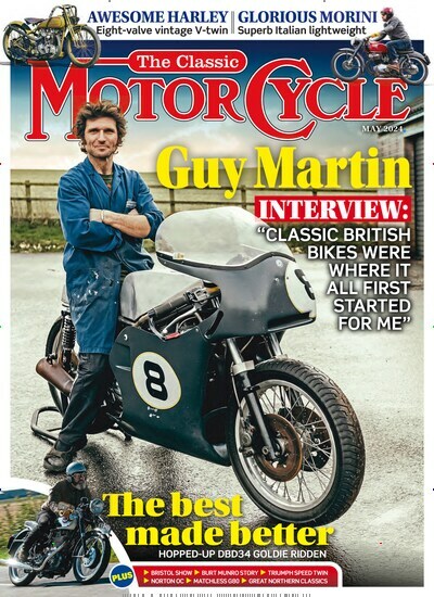 Titelbild der Ausgabe 5/2024 von The classic Motorcycle. Diese Zeitschrift und viele weitere Automagazine und Motorradzeitschriften als Abo oder epaper bei United Kiosk online kaufen.
