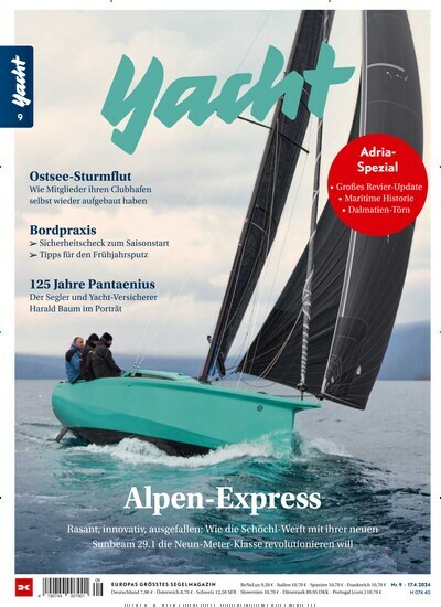 Titelbild der Ausgabe 9/2024 von Yacht. Diese Zeitschrift und viele weitere Sportmagazine als Abo oder epaper bei United Kiosk online kaufen.