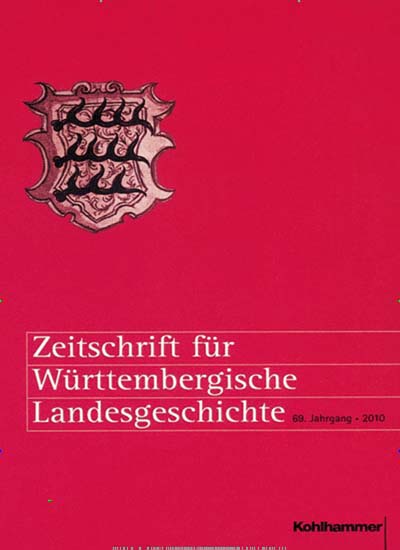 Titelbild der Ausgabe 1/2023 von Zeitschrift für Württembergische Landesgeschichte. Diese Zeitschrift und viele weitere Wissenschaftsmagazine als Abo oder epaper bei United Kiosk online kaufen.