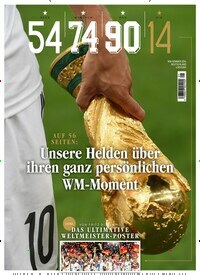 Titelbild der Ausgabe 1/2014 von 54749014 - Unsere Helden. Diese Zeitschrift und viele weitere Sportmagazine als Abo oder epaper bei United Kiosk online kaufen.