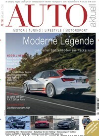 Titelbild der Ausgabe 1/2024 von Auto aktuell. Diese Zeitschrift und viele weitere Automagazine und Motorradzeitschriften als Abo oder epaper bei United Kiosk online kaufen.