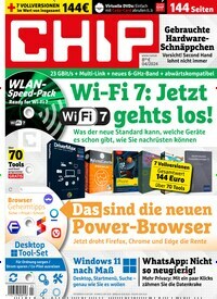 Titelbild der Ausgabe 4/2024 von Chip. Diese Zeitschrift und viele weitere Computerzeitschriften, Tabletmagazine und Smartphonemagazine als Abo oder epaper bei United Kiosk online kaufen.