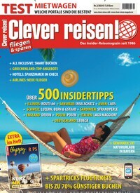 Titelbild der Ausgabe 2/2024 von Clever reisen!. Diese Zeitschrift und viele weitere Reisemagazine, Freizeitmagazine und Wissensmagazine als Abo oder epaper bei United Kiosk online kaufen.