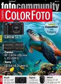 Titelbild der Ausgabe 5/2024 von ColorFoto. Diese Zeitschrift und viele weitere Audiomagazine, Filmmagazine und Fotozeitschriften als Abo oder epaper bei United Kiosk online kaufen.