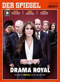 Titelbild der Ausgabe 14/2024 von Der Spiegel. Diese Zeitschrift und viele weitere Wirtschaftsmagazine und Politikmagazine als Abo oder epaper bei United Kiosk online kaufen.