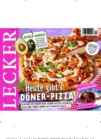 Titelbild der Ausgabe 4/2024 von Lecker. Diese Zeitschrift und viele weitere Kochzeitschriften und Backzeitschriften als Abo oder epaper bei United Kiosk online kaufen.