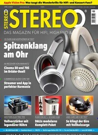 Titelbild der Ausgabe 4/2024 von Stereo. Diese Zeitschrift und viele weitere Audiomagazine, Filmmagazine und Fotozeitschriften als Abo oder epaper bei United Kiosk online kaufen.