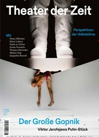 Titelbild der Ausgabe 5/2024 von Theater der Zeit. Diese Zeitschrift und viele weitere Kunstmagazine und Kulturmagazine als Abo oder epaper bei United Kiosk online kaufen.